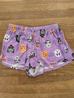 Way To Celebrate Women's Purple Halloween Monster Shorts - Size S (4-6)
 b26